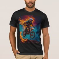 Motocross Racer & Vulkanausbruch