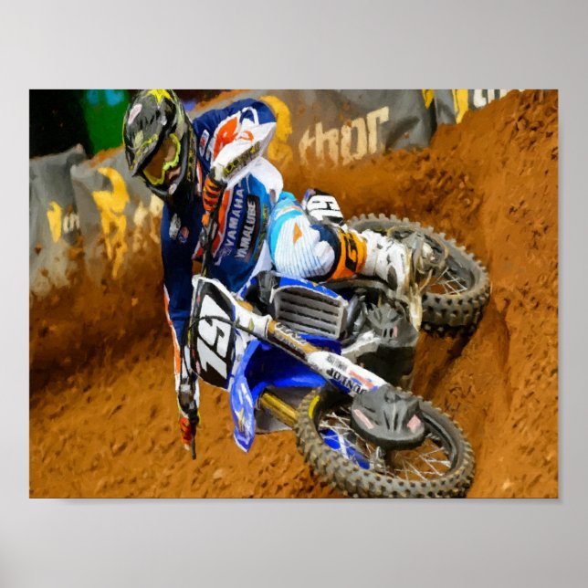 Motocross Racing Poster (Vorne)