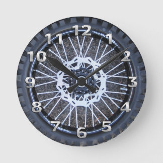 Motocross-Reifenuhr Runde Wanduhr