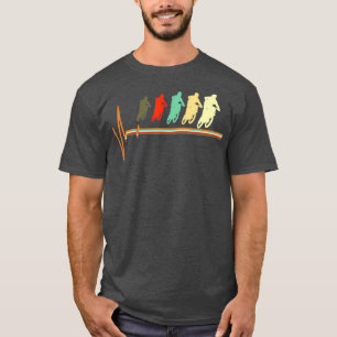 Motocross Retro Motocross Herzschlag für Männer T-Shirt