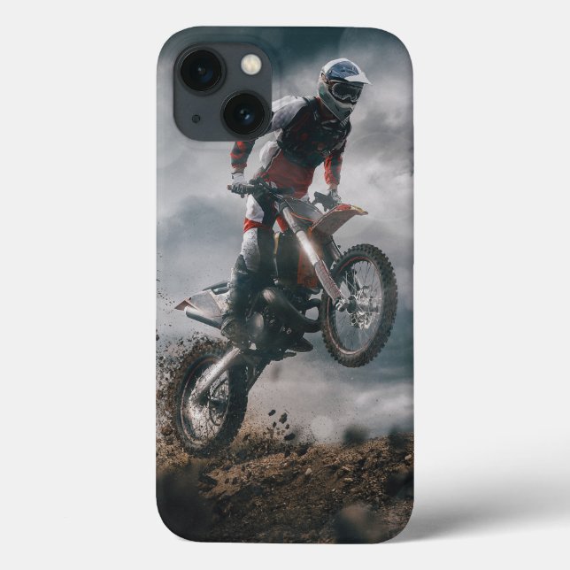Motocross Rider Case-Mate iPhone Hülle (Rückseite)