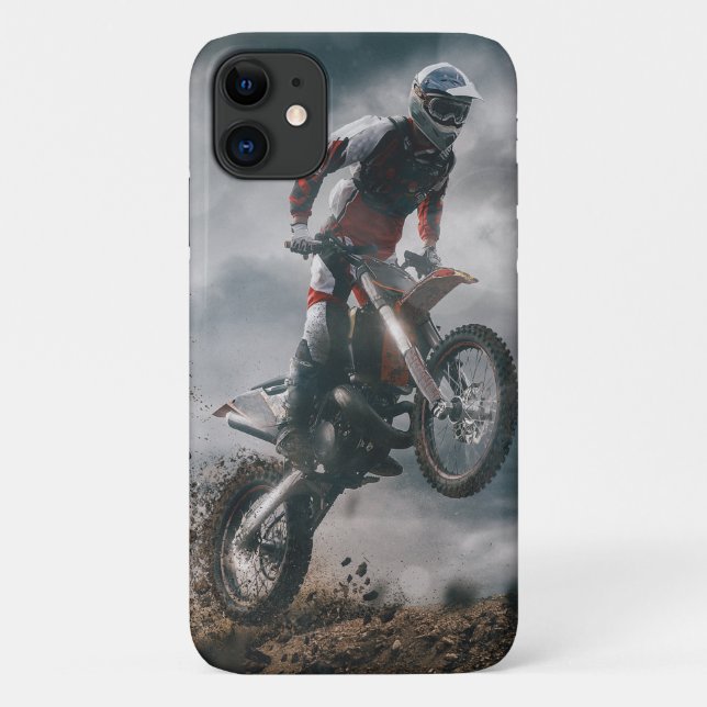 Motocross Rider Case-Mate iPhone Hülle (Rückseite)