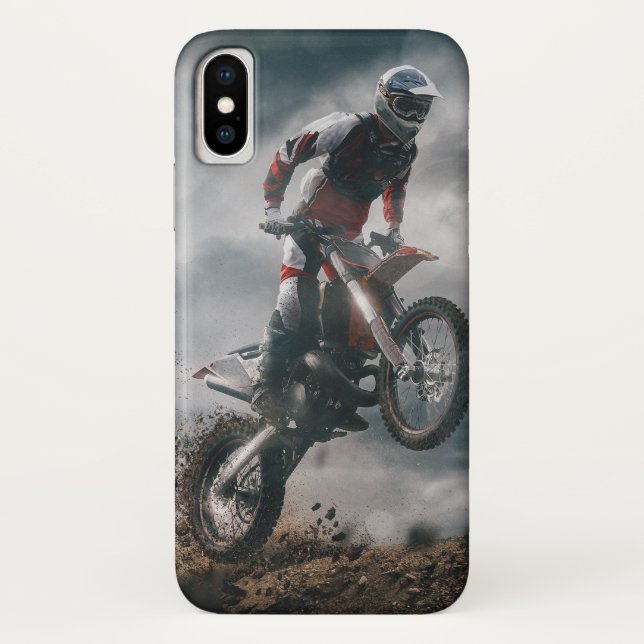 Motocross Rider Case-Mate iPhone Hülle (Rückseite)