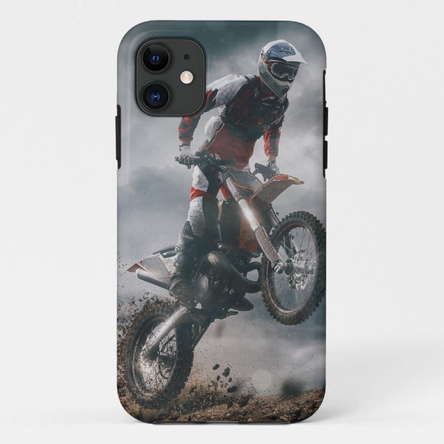 Motocross Rider Case-Mate iPhone Hülle (Rückseite)