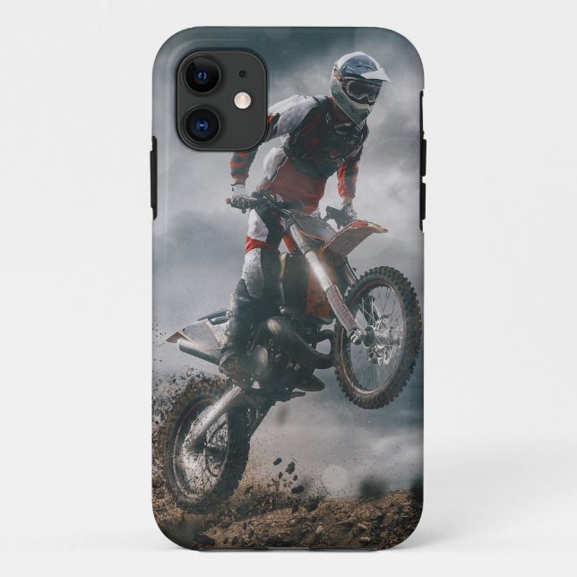Motocross Rider Case-Mate iPhone Hülle (Rückseite)