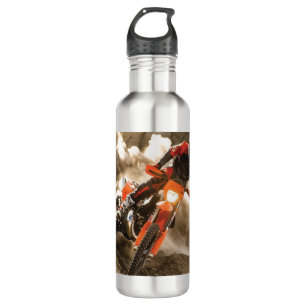 Motocross Rider Edelstahlflasche