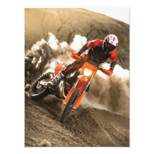 Motocross Rider Fotodruck