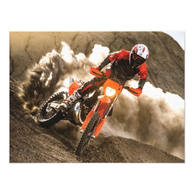 Motocross Rider Fotodruck (Vorne)