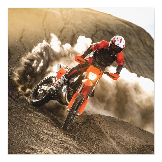 Motocross Rider Fotodruck (Vorne)