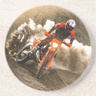 Motocross Rider Getränkeuntersetzer
