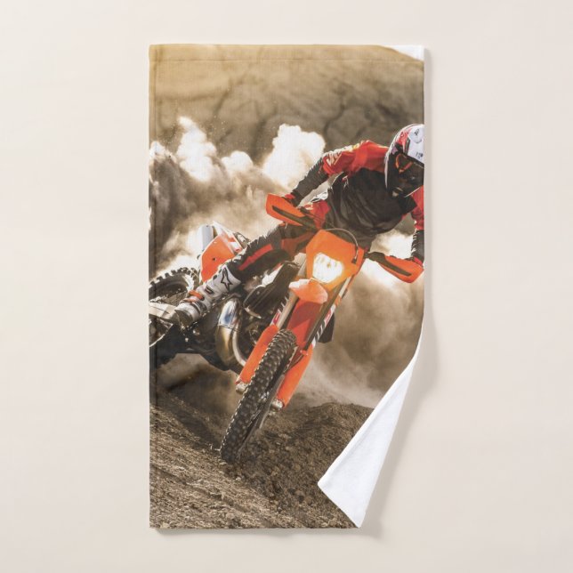 Motocross Rider Handtuch (Handtuch)