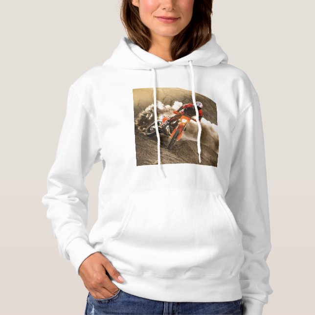 Motocross Rider Hoodie (Vorderseite)