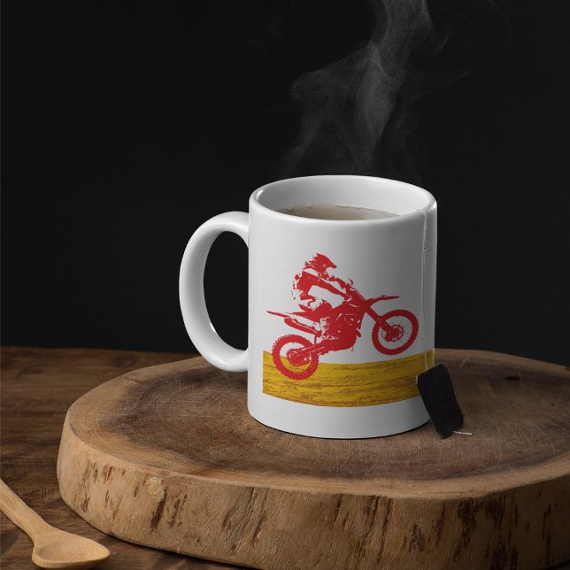 Motocross Rider Kaffeetasse (Von Creator hochgeladen)