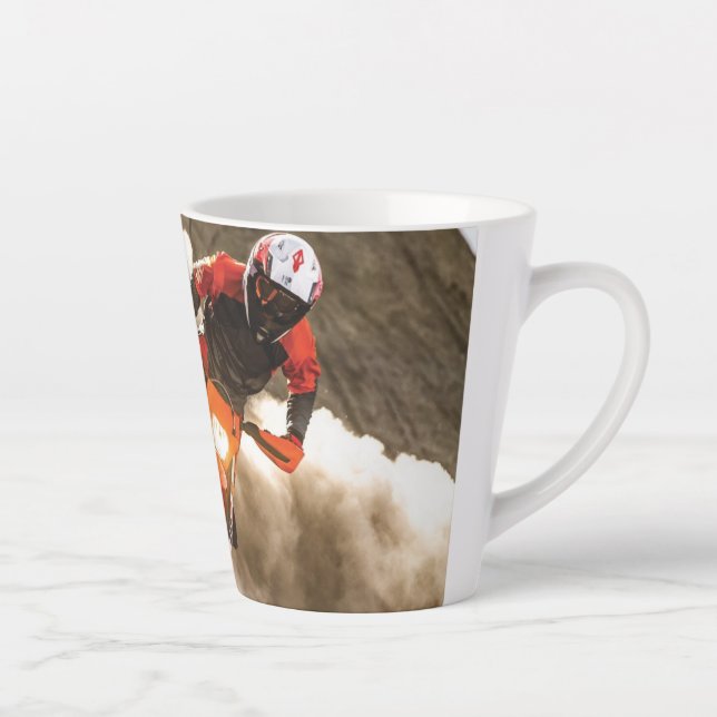 Motocross Rider Milchtasse (Rechts)