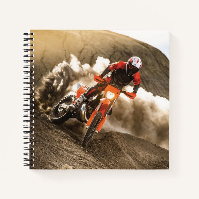 Motocross Rider Notizbuch (Vorderseite)