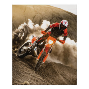 Motocross Rider Poster