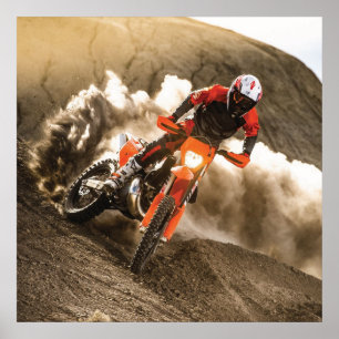 Motocross Rider Poster