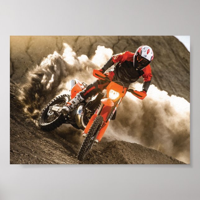 Motocross Rider Poster (Vorne)