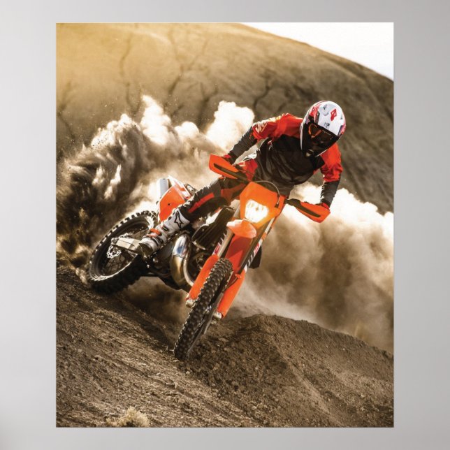 Motocross Rider Poster (Vorne)