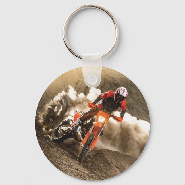 Motocross Rider Schlüsselanhänger (Vorderseite)