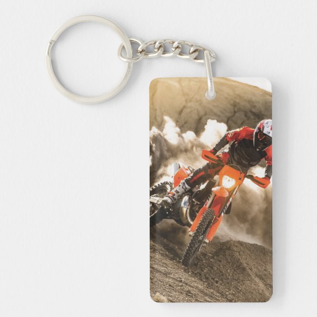 Motocross Rider Schlüsselanhänger (Vorderseite)