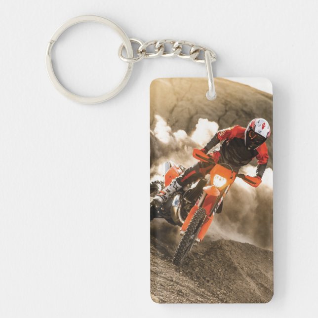 Motocross Rider Schlüsselanhänger (Vorderseite)
