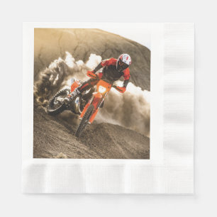 Motocross Rider Serviette