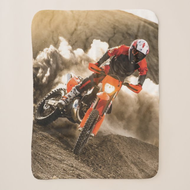 Motocross Rider Sherpadecke (Vorderseite)