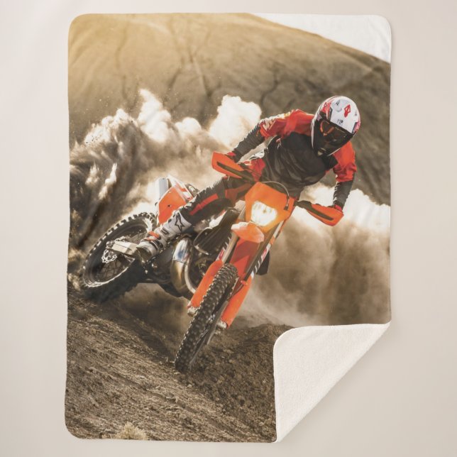 Motocross Rider Sherpadecke (Vorderseite)