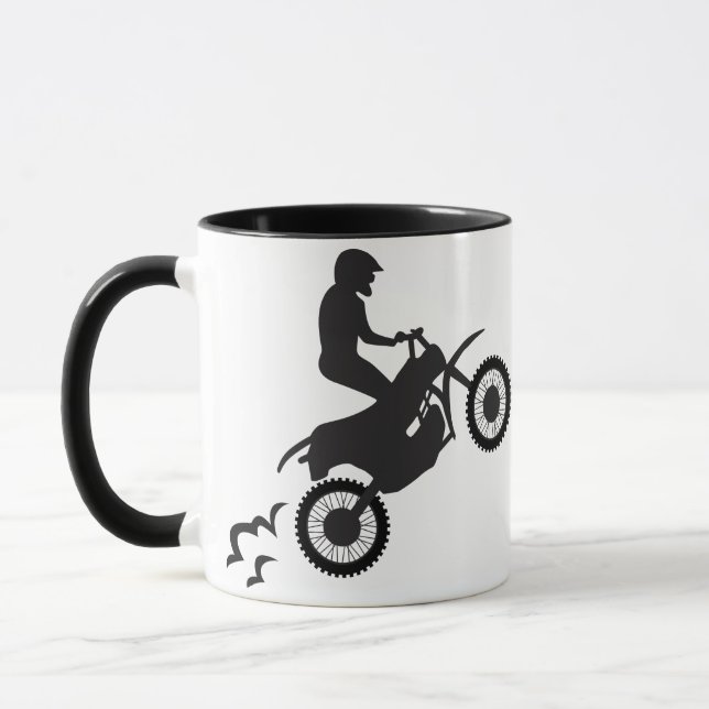 Motocross Rider Tasse (Links)