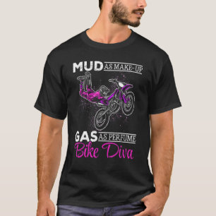 Motocross-Schlamm als Benzin als Parfumeschirm T-Shirt