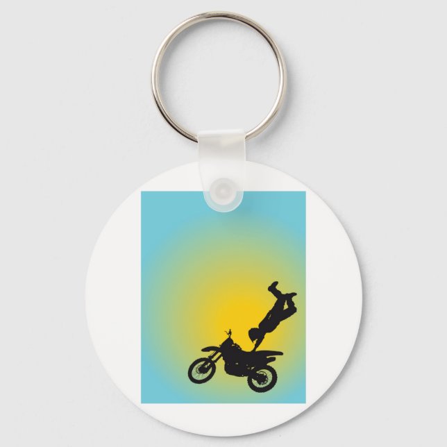 Motocross Schlüsselanhänger (Vorderseite)