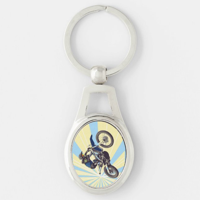 Motocross Schlüsselanhänger (Vorderseite)