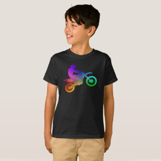 Motocross-Schmutz-Fahrrad-Abenteuer - mehrfarbig T-Shirt