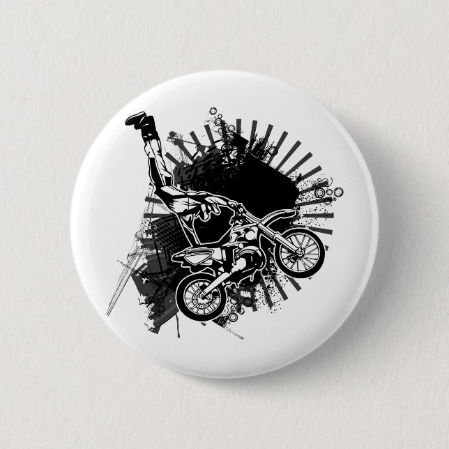 Motocross-Schmutz-Sprung Button (Vorderseite)