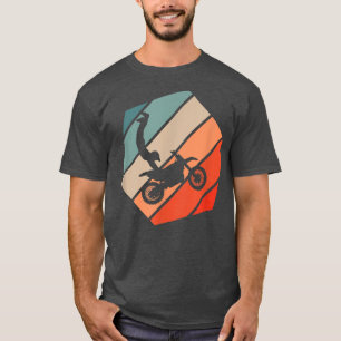 Motocross Seatgrab Retro Stil Vintag T-Shirt
