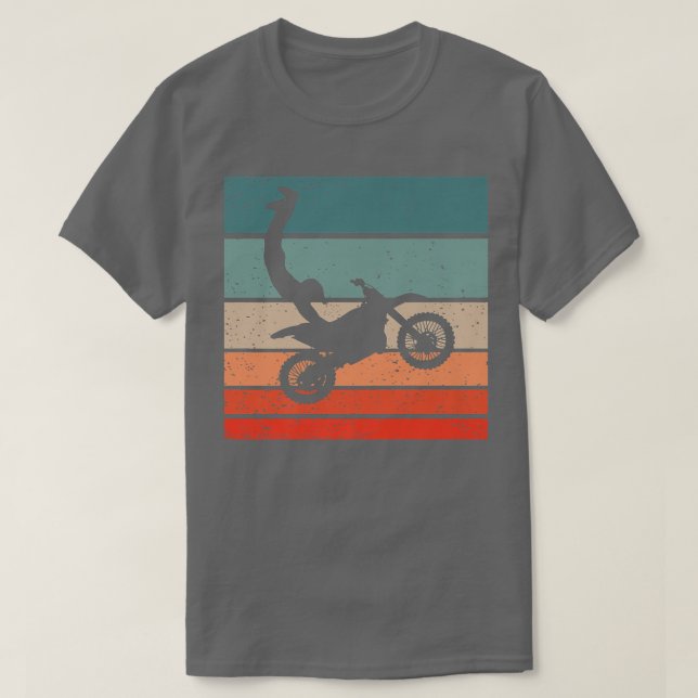 Motocross Seatgrab Retro Style Vintag 798 T-Shirt (Design vorne)