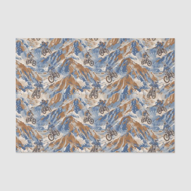 Motocross Seidenpapier (Vorderseite)