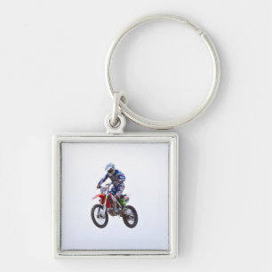 Motocross-Sprung Schlüsselanhänger