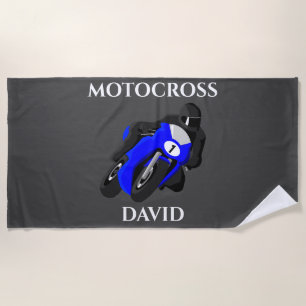 MOTOCROSS Strandtuch. Strandtuch