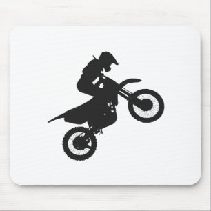 Motocross-Treiber - Wählen Sie die Hintergrundfar Mousepad