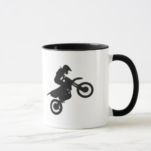 Motocross-Treiber - Wählen Sie die Hintergrundfar Tasse