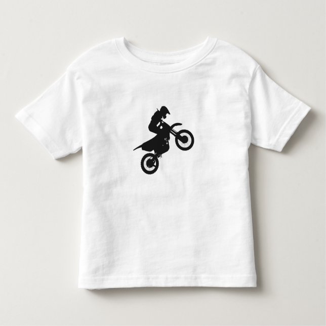 Motocross-Treiber - Wählen Sie die Hintergrundfarb Kleinkind T-shirt (Vorderseite)