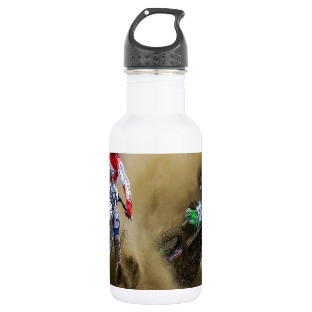 Motocross Trinkflasche (Vorderseite)