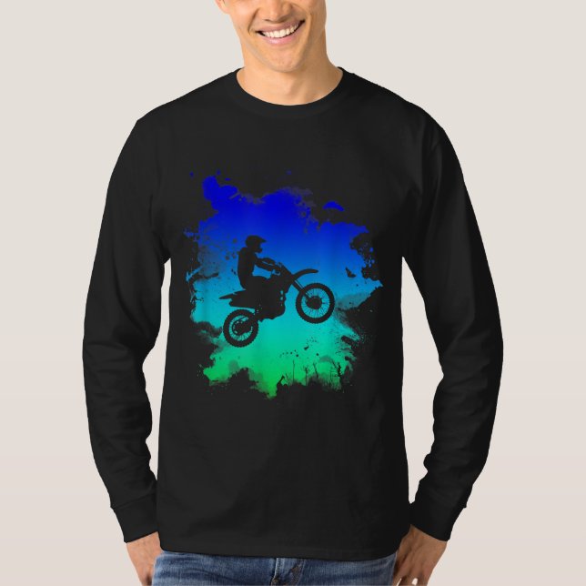Motocross und Dirt Bike für Off Road T-Shirt (Vorderseite)