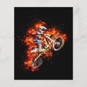 Motocross-Wandkunst  Flyer