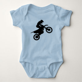 Motocross Wheelie Dirt Bike Baby Bodysuit Strampler