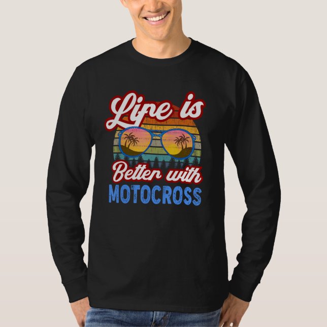 Motocross   With Motocross  Saying T-Shirt (Vorderseite)