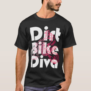 Motocross Womens Dirt Bike Diva Girls von den schö T-Shirt