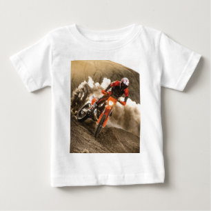 Motocrossfahrer Baby T-shirt
